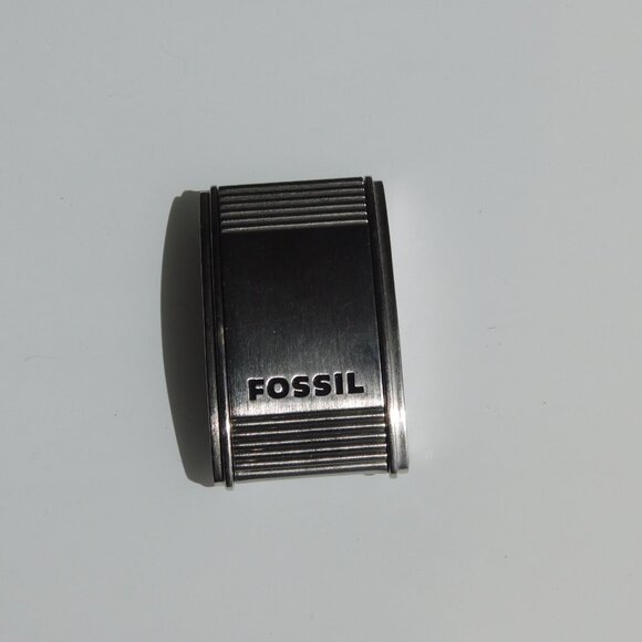 Fossil Travel Alarm Clock Stainless Steel New 2004 - Picture 5 of 5